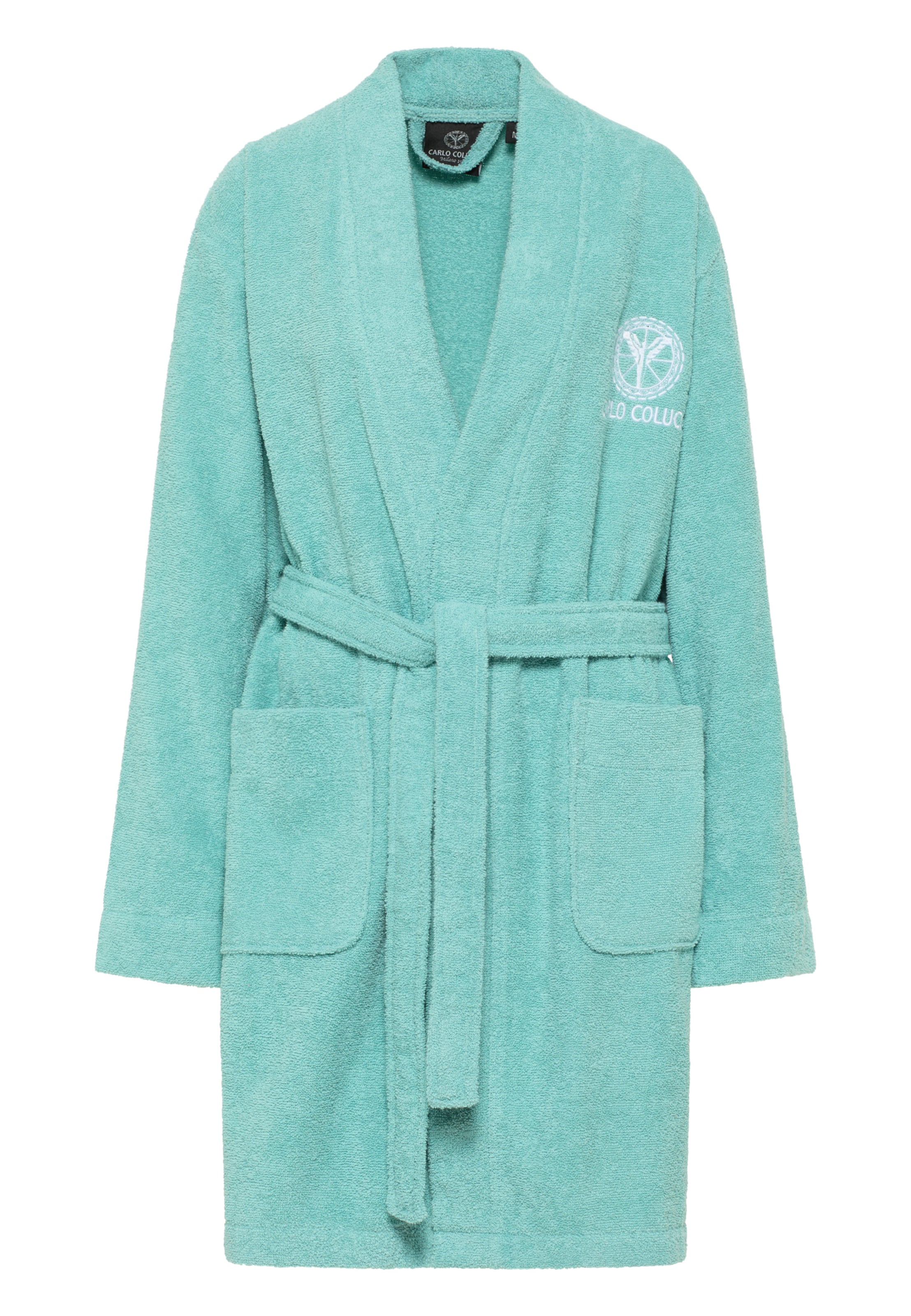 Carlo Colucci Bathrobe short in Green: front