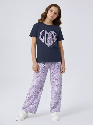 Wide Leg Pantalon NAME IT en violet : devant