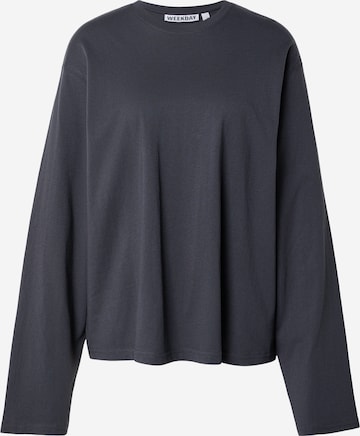 WEEKDAY Shirt 'Danya' in Grey: front