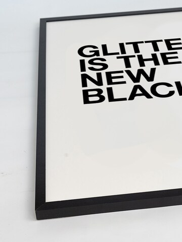 Liv Corday Image 'Glitter is the New Black' in Black