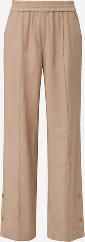 comma casual identity Loose fit Pants in Beige: front