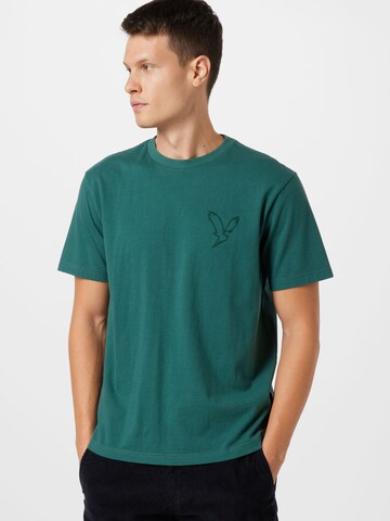 T-Shirt American Eagle en vert : devant