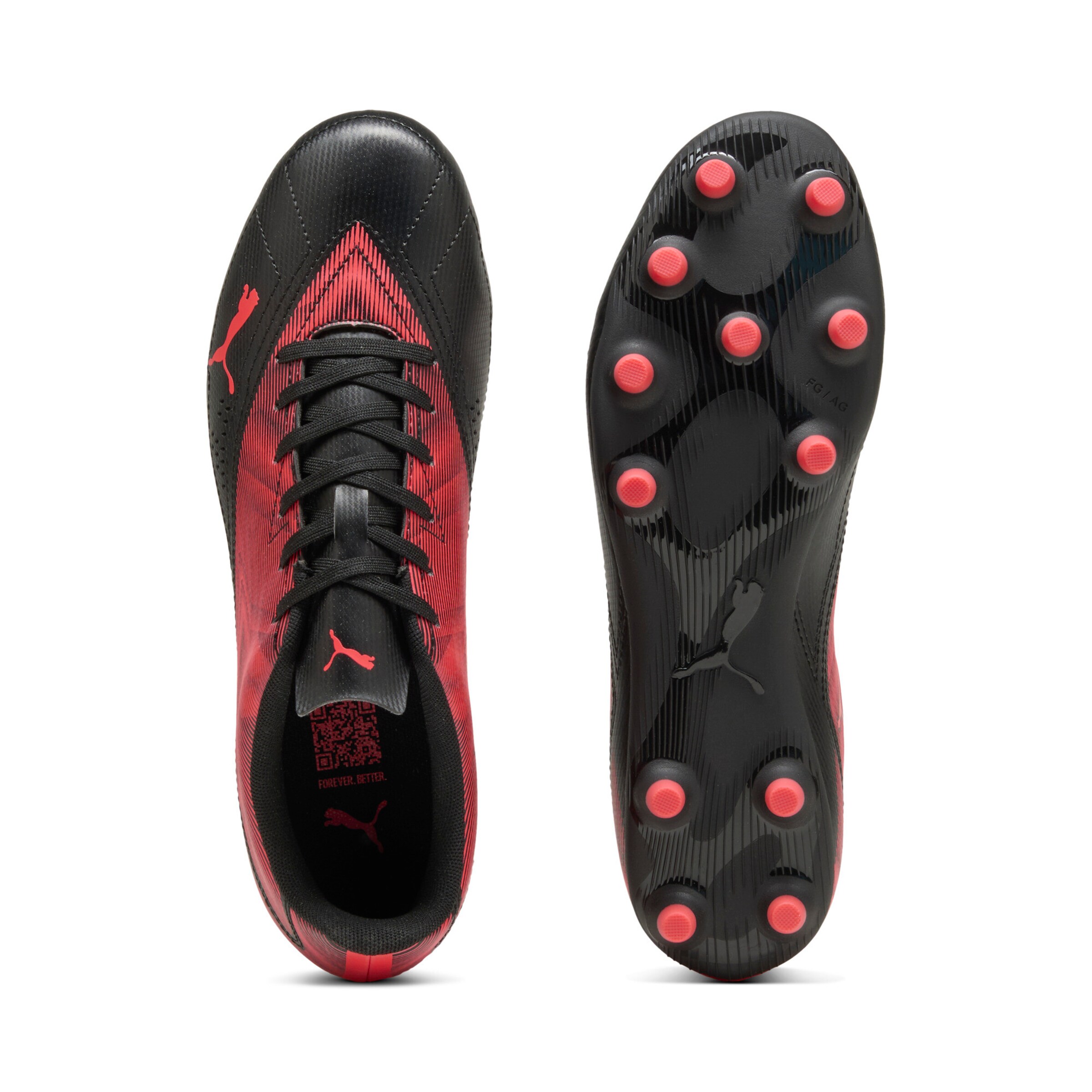 PUMA Soccer Cleats 'Rapid Fgag' in Red