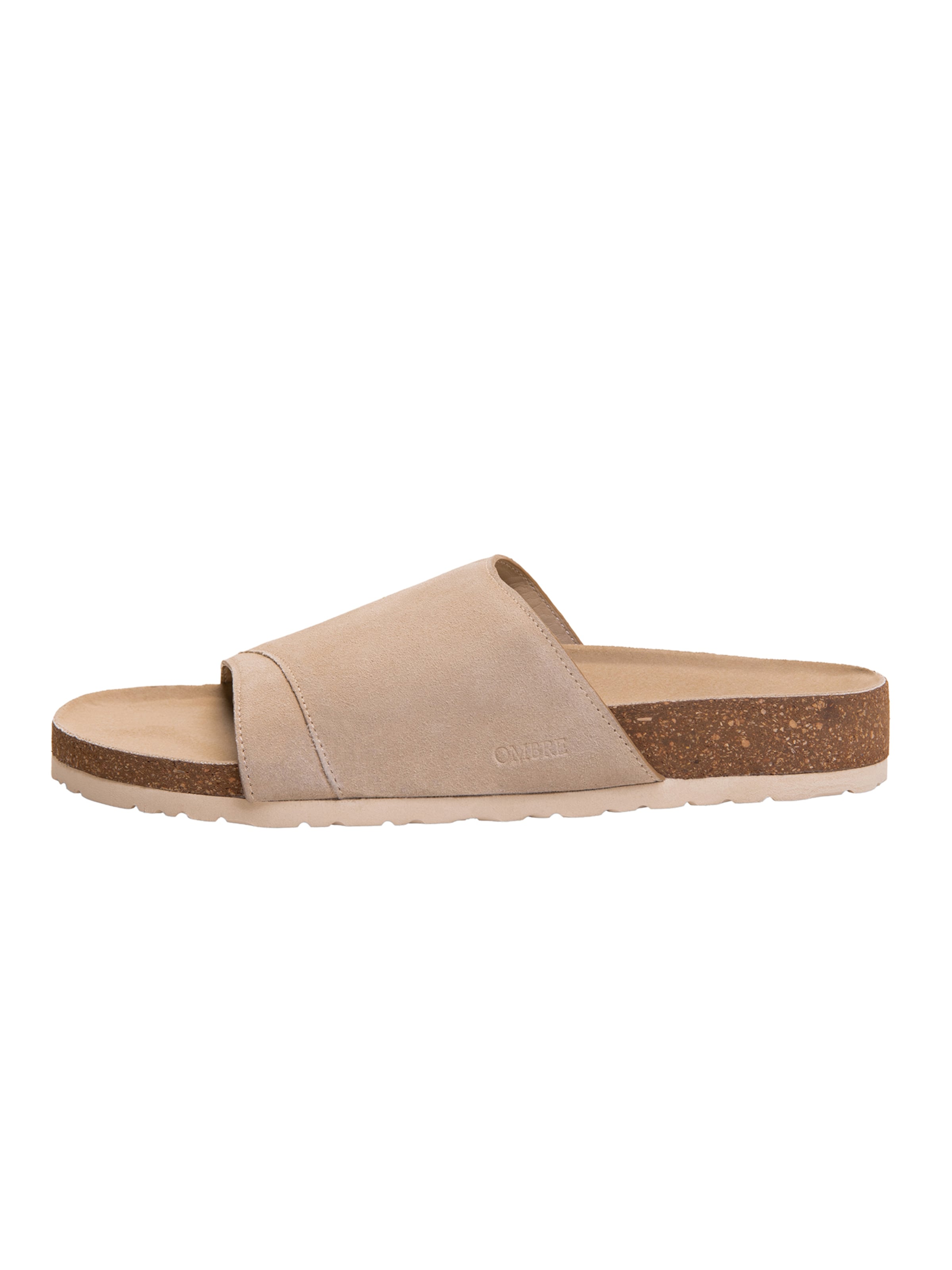 Ombre Mule in Beige: front