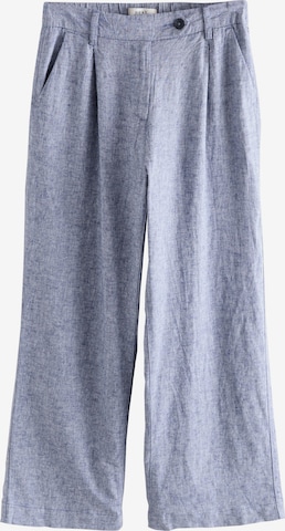 mėlyna Next Plačios klešnės Kelnės 'Stay Smart': priekis