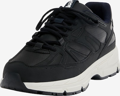 Pull&Bear Sneakers low i svart / hvit, Produktvisning