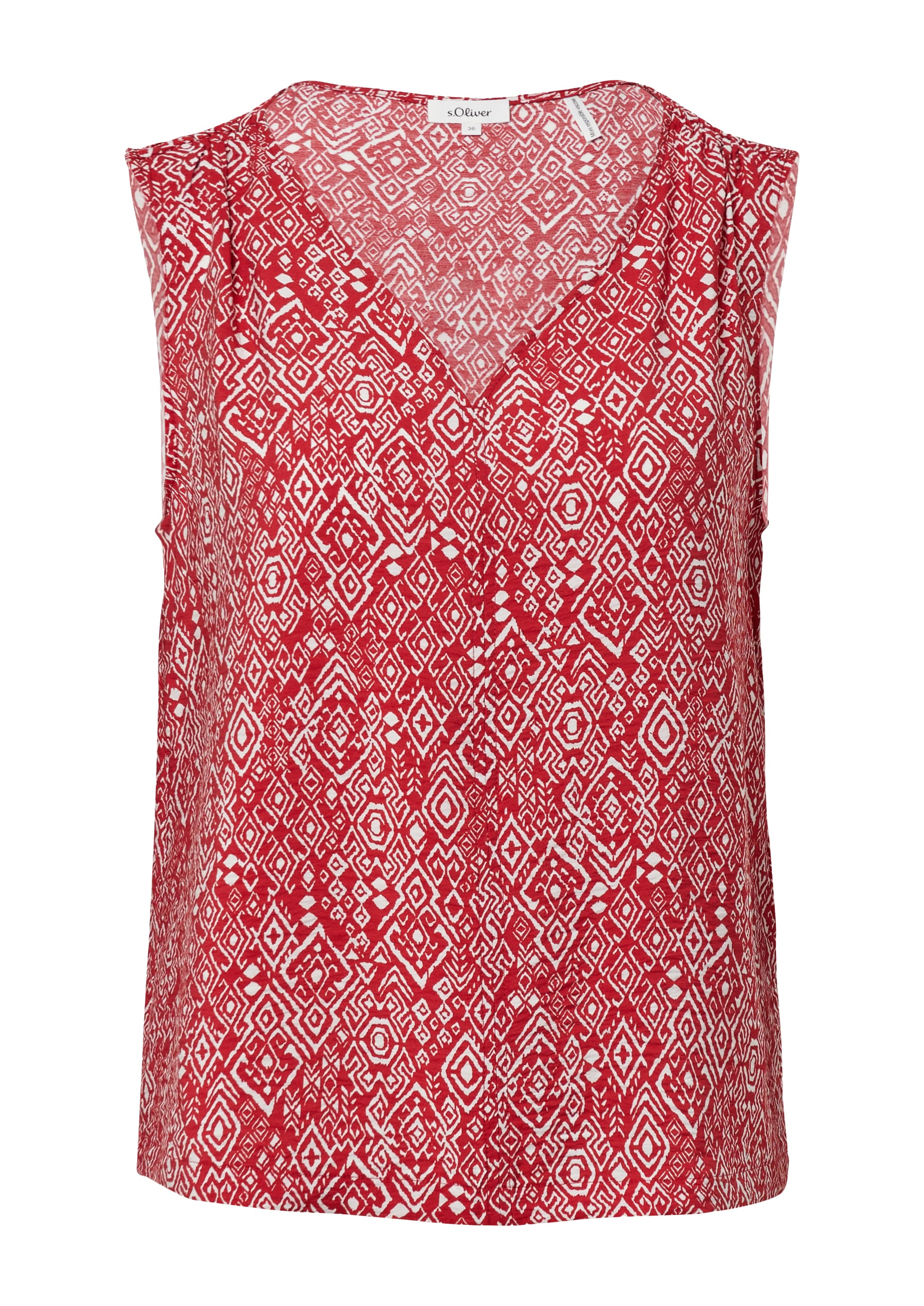 s.Oliver Blouse in Rood: voorkant