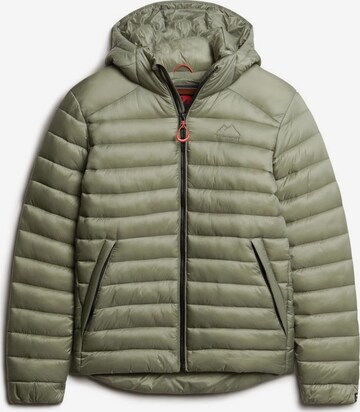 Superdry Winterjas 'Fuji' in Groen: voorkant