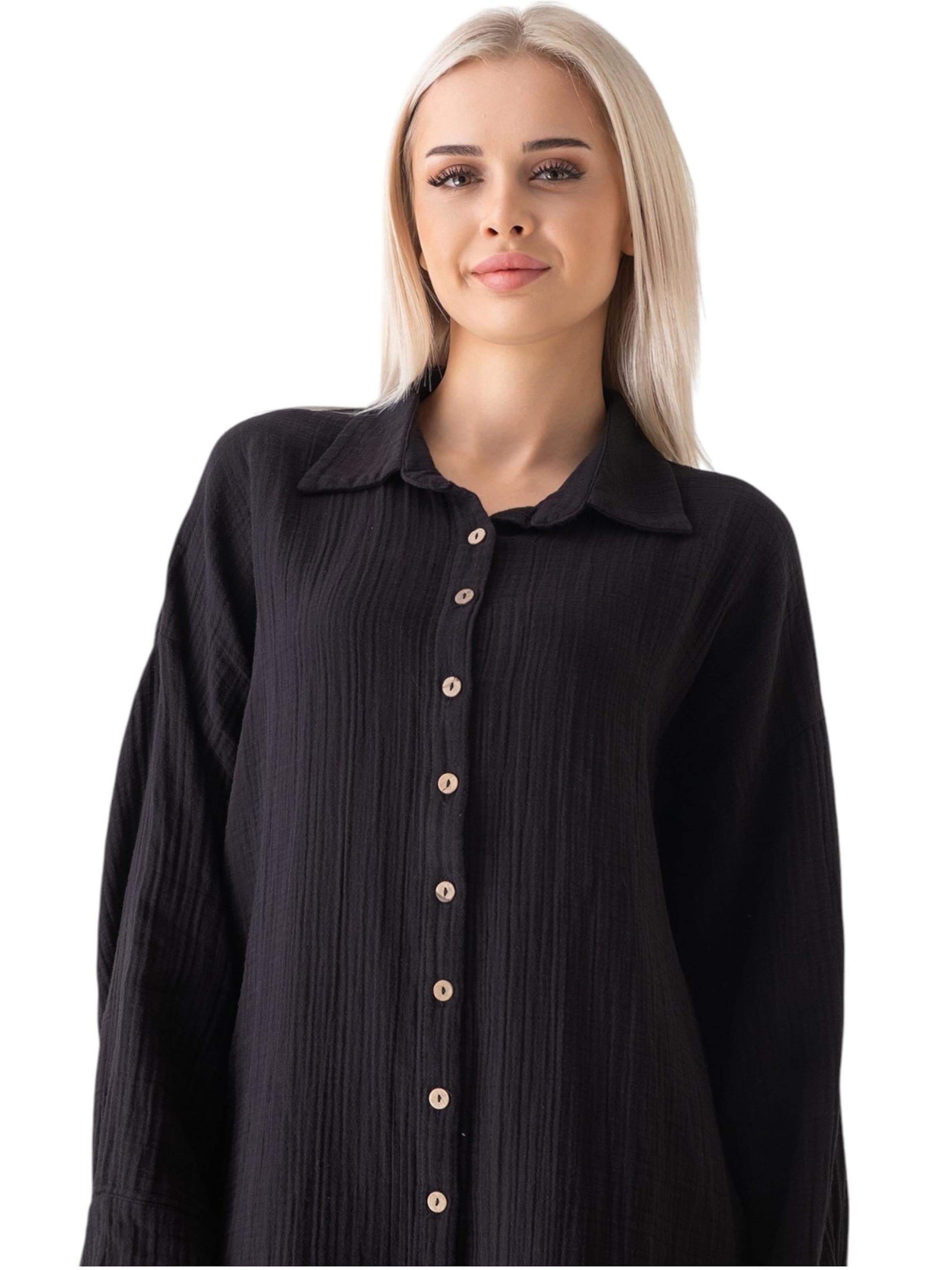 Maglia extra large 'LAYNA' di WENOR in nero
