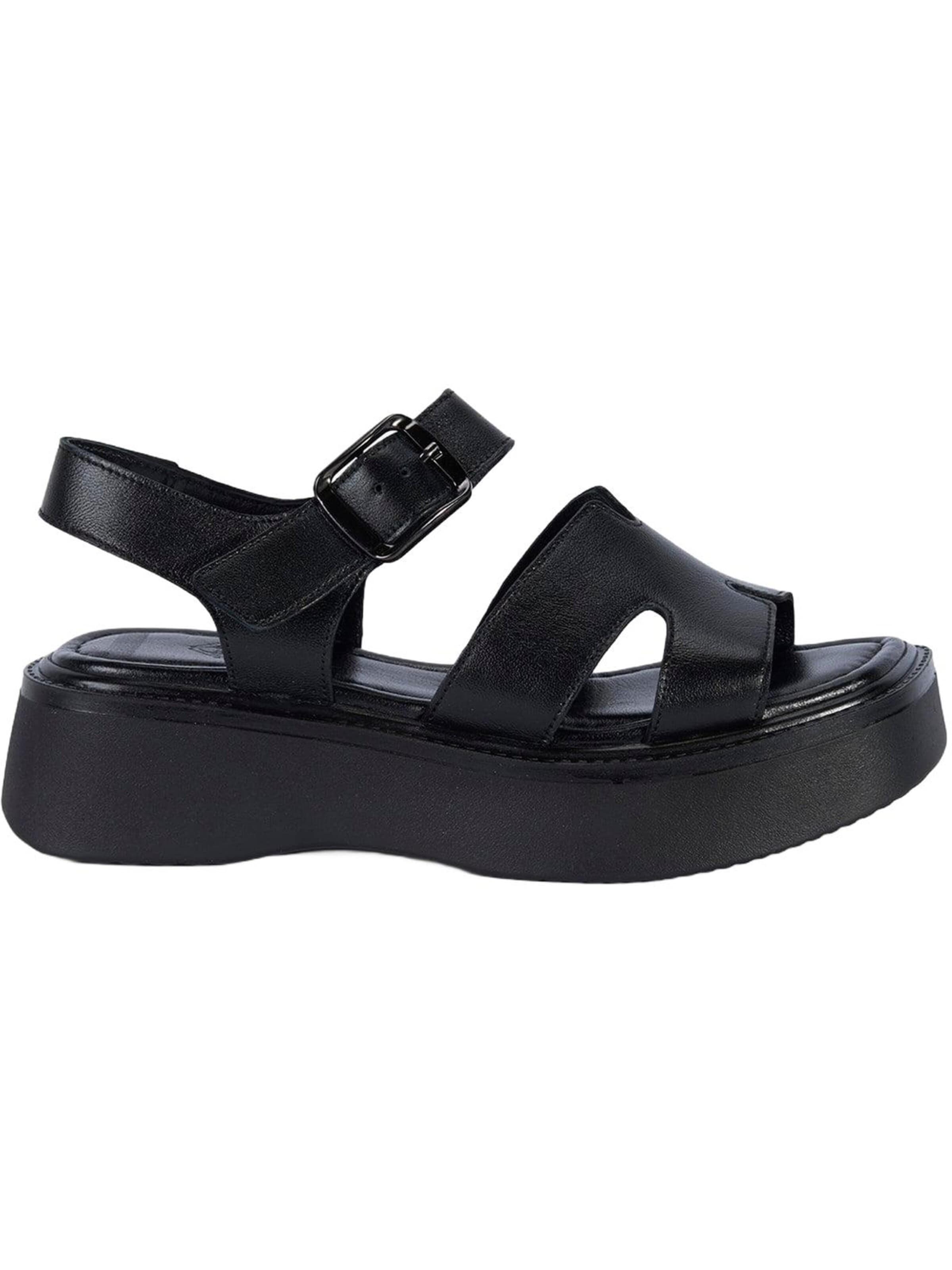 Desa Sandale 'Keilsandalen'‌‌‌‌ in Schwarz