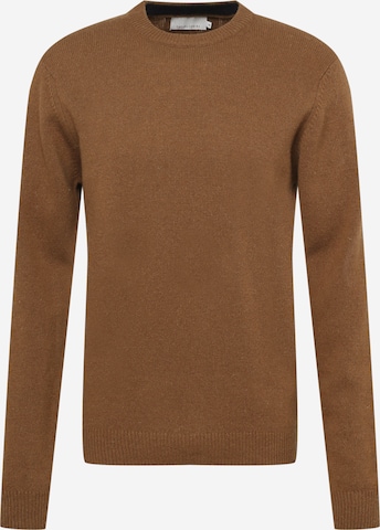 Casual Friday Sweater 'CFKarl' in Brown: front