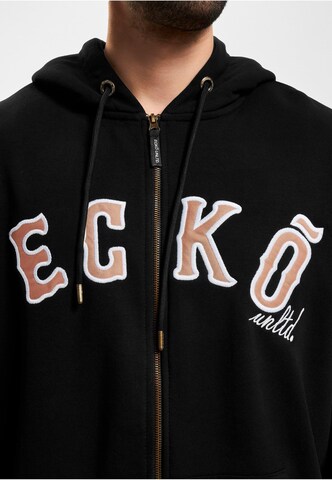 Ecko Unlimited Zip-Up Hoodie in Black