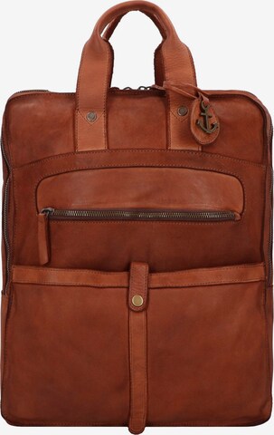 Harbour 2nd Backpack in Brown: front