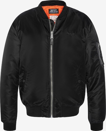 Schott NYC Übergangsjacke in Schwarz: Vorderseite