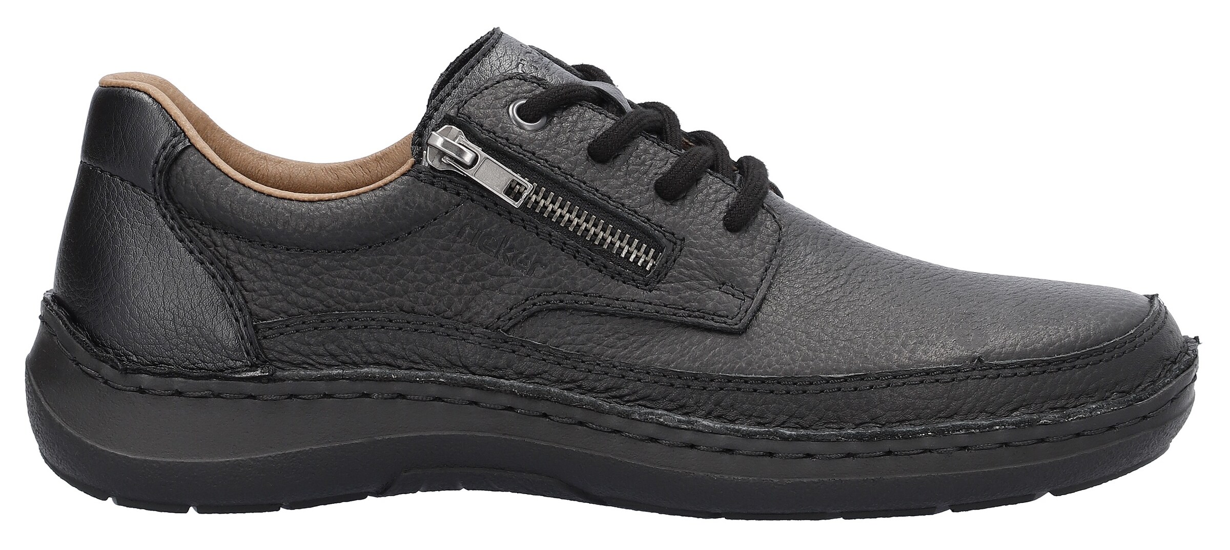 Rieker Schnürschuh in Schwarz