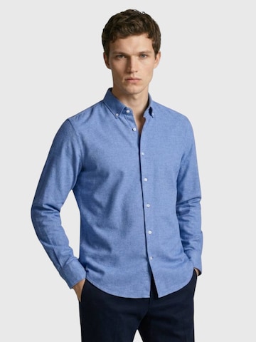 Ramsey Regular fit Zakelijk overhemd in Blauw