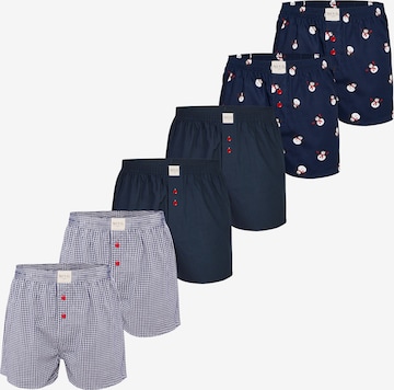 Phil & Co. Berlin Boxershorts ' Christmas Boxer ' in Gemengde kleuren: voorkant