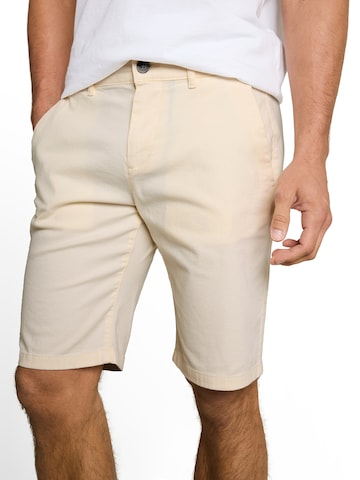 TOM TAILORregular Chino hlače - bijela boja