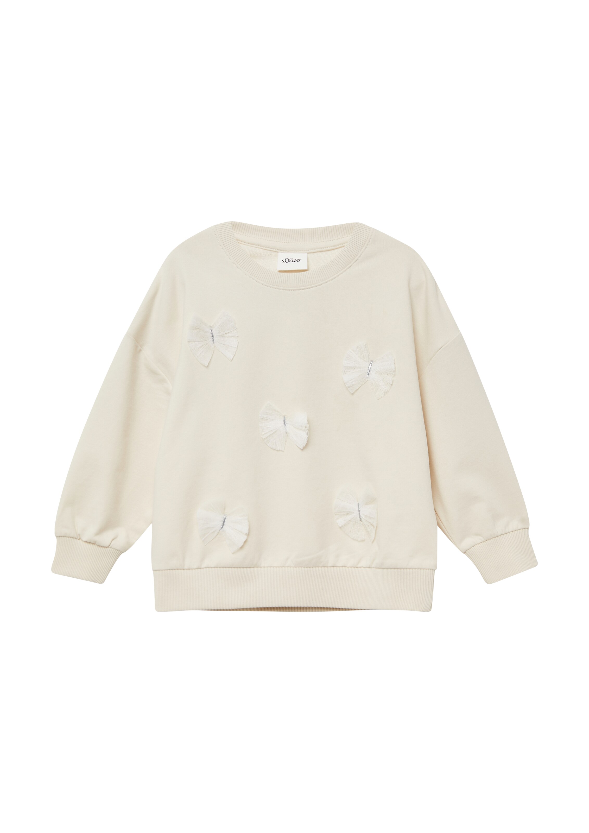 s.Oliver Sweatshirt in Beige: front