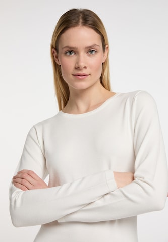 DreiMaster Klassik Knitted dress 'Wais' in White