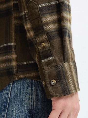 JACK & JONES Comfort Fit Skjorte 'JJJOSHUA' i brun