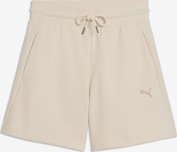 PUMA Workout Pants 'Class' in Beige: front