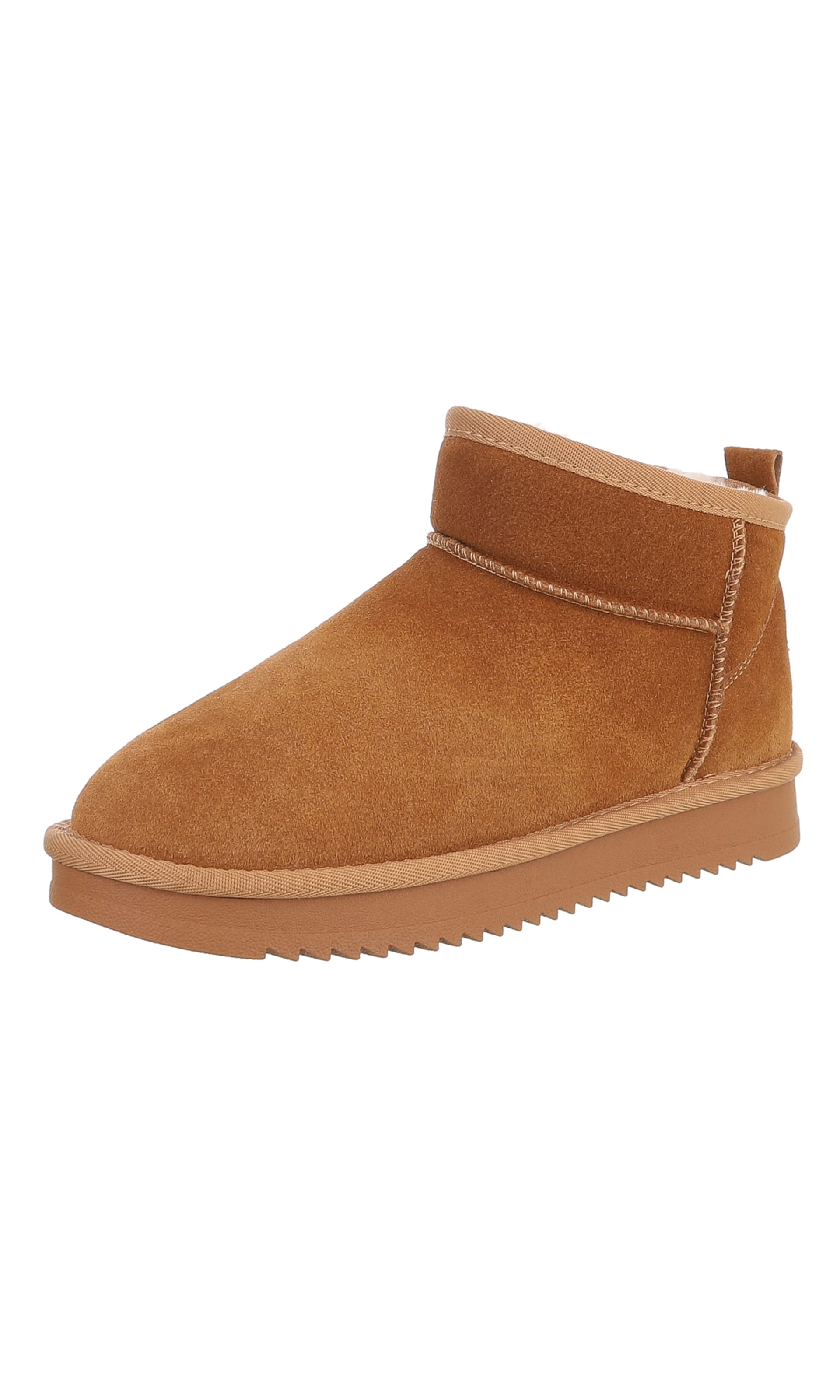 Ital-Design Snowboots in Braun: Vorderseite