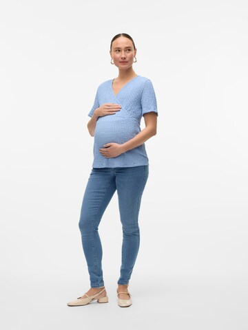 MAMALICIOUS Shirt 'NOVA' in Blue