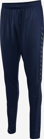 Hummel Tapered Sportbroek in Blauw