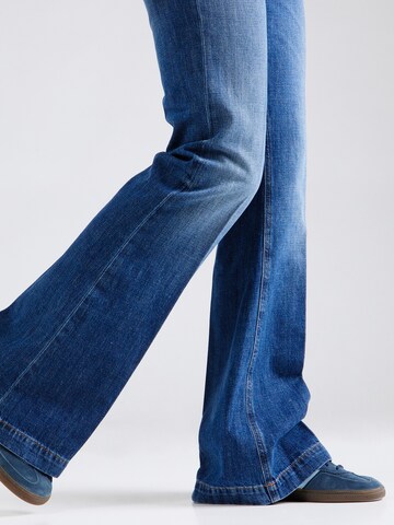 Dondup Flared Jeans 'Olivia' in Blauw