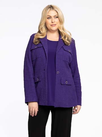 Blazer Yoek en violet : devant