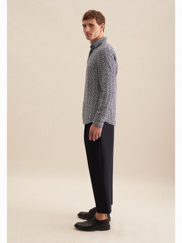 SEIDENSTICKER Slim Fit Hemd in Blau