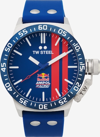 Montre à affichage analogique TW STEEL en bleu : devant