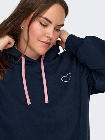 ONLY Carmakoma Sweatshirt in Blau