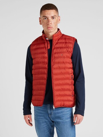 TOMMY HILFIGER Regular Weste in Rot: Vorderseite