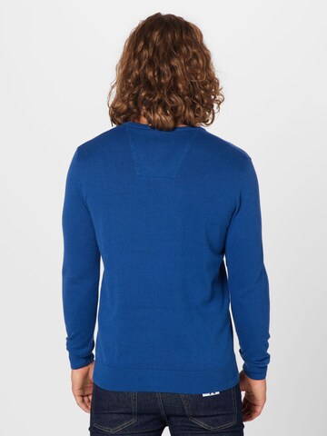 TOM TAILOR Regular fit Sweater in Blue