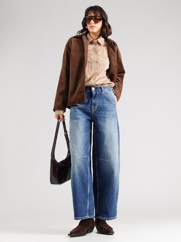 zils Herrlicher Vaļīgs piegriezums Džinsi