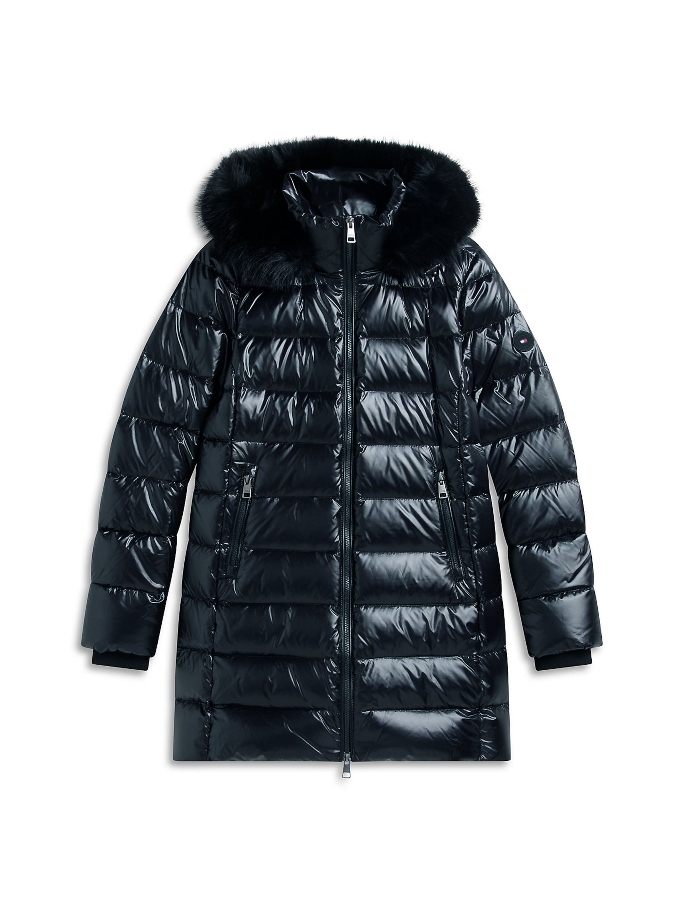 TOMMY HILFIGER Zimný kabát - Čierna: predná strana
