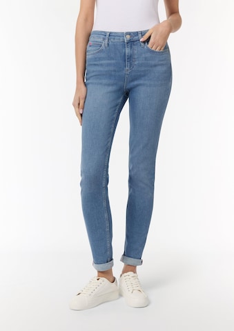 comma casual identity Skinny Jeans in Blauw: voorkant