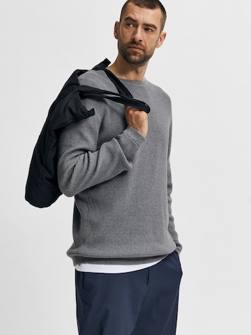 SELECTED Pullover 'Rocks' in Grau