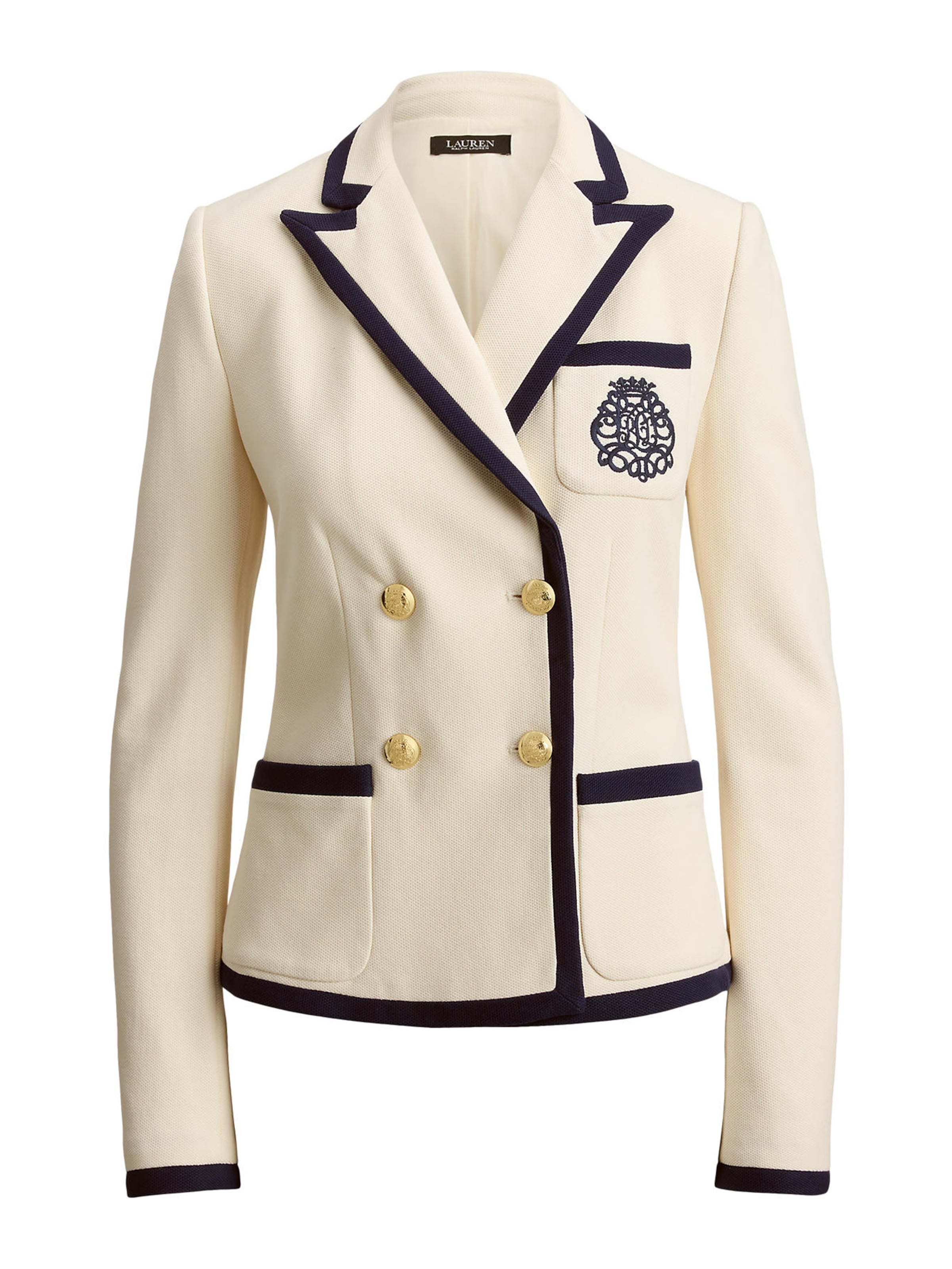Blazer Lauren Ralph Lauren en beige : devant