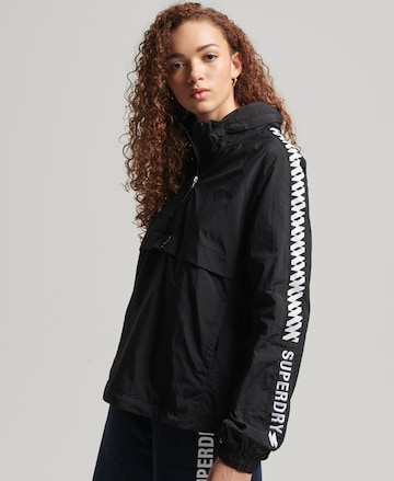 Superdry Sportjacke 'Code Essential' in Schwarz