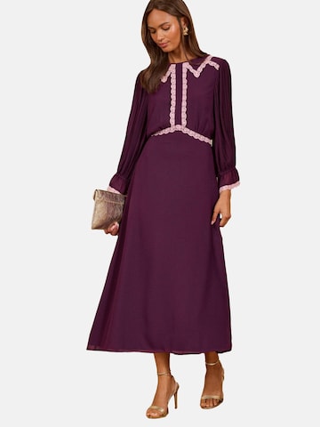 love & roses Jurk in Lila: voorkant