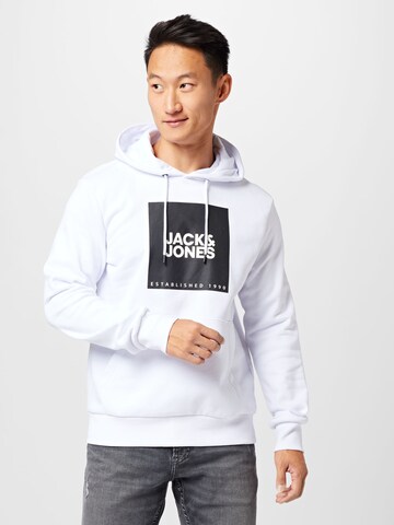 JACK & JONES Sweatshirt 'Lock' in White: front