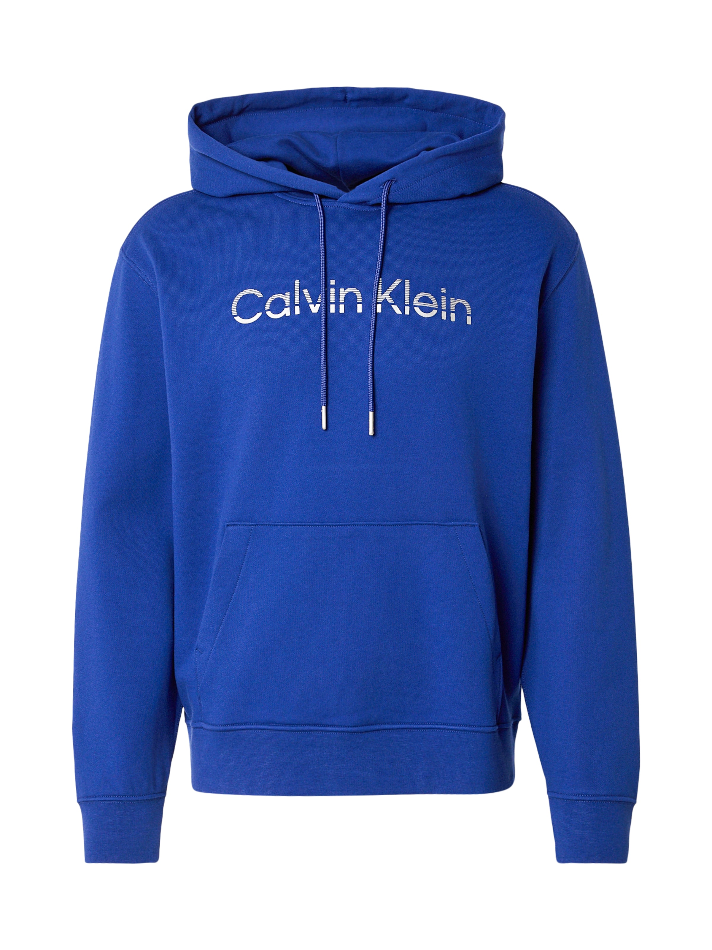 Sweat-shirt Calvin Klein en bleu : devant
