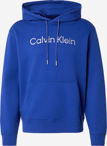 Sweat-shirt Calvin Klein en bleu : devant