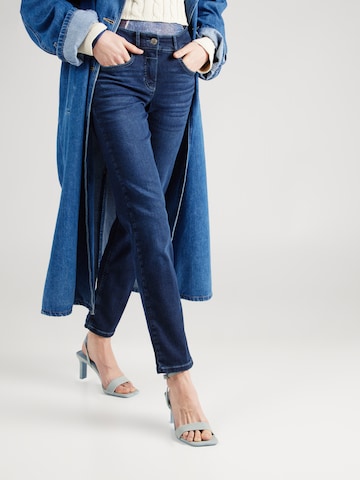 Slimfit Jeans 'SOL꞉INE' de la GERRY WEBER pe albastru