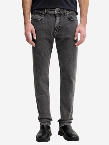 BOSS - Slimfit Vaquero 'DELAWARE' en gris: frente