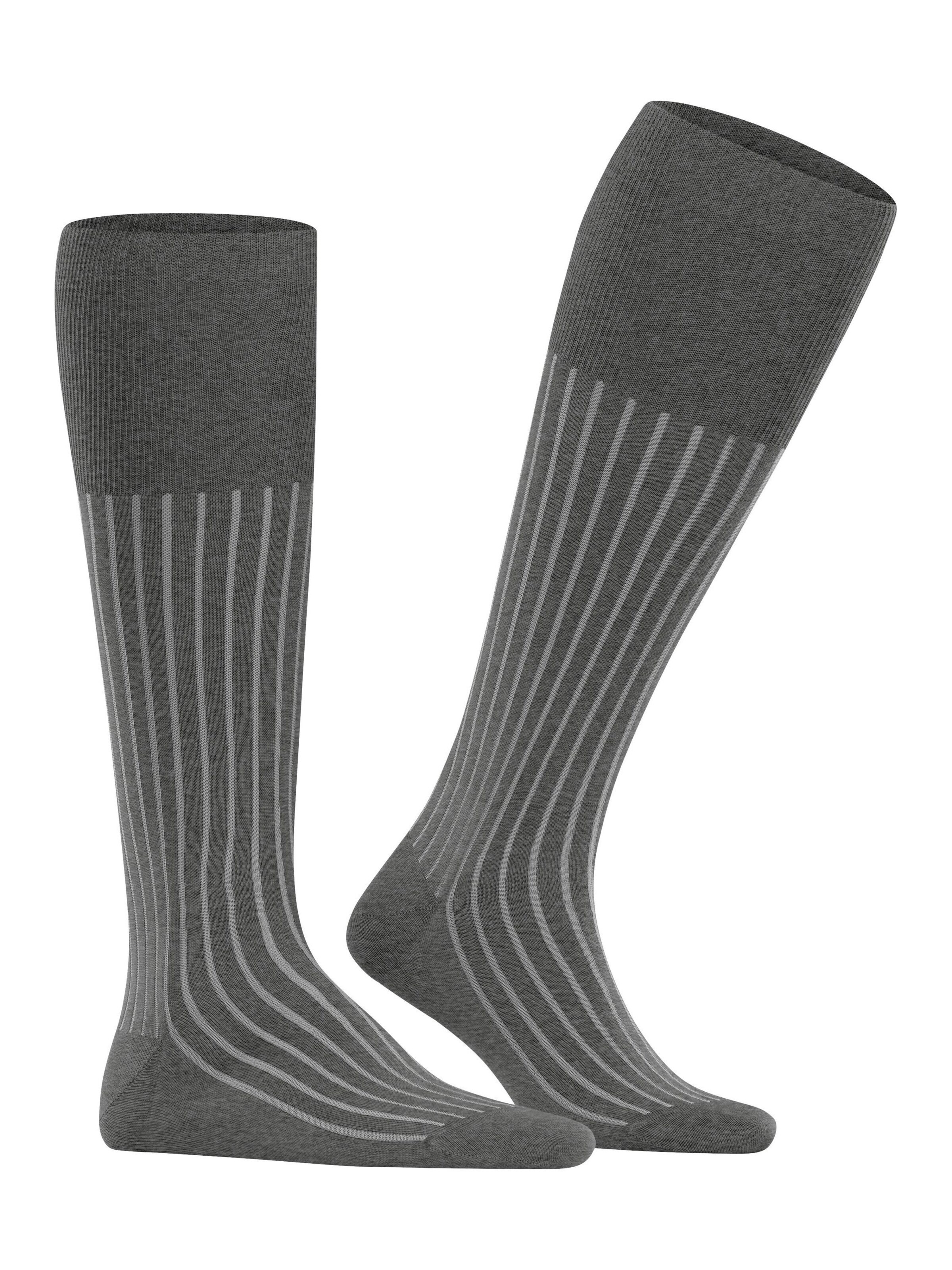 FALKE Knee High Socks 'Shadow' in Grey