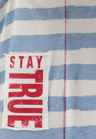 Key Largo Тениска 'CAMPAIGN' в синьо